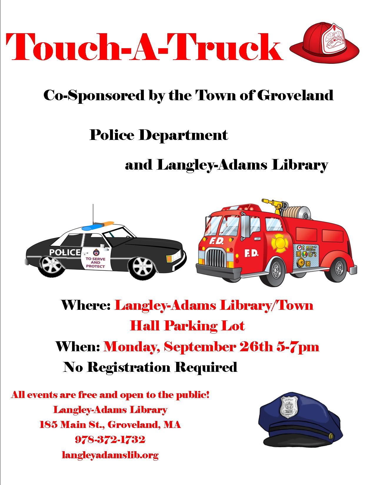 Groveland Police to Host Second Annual “TouchATruck” Event John