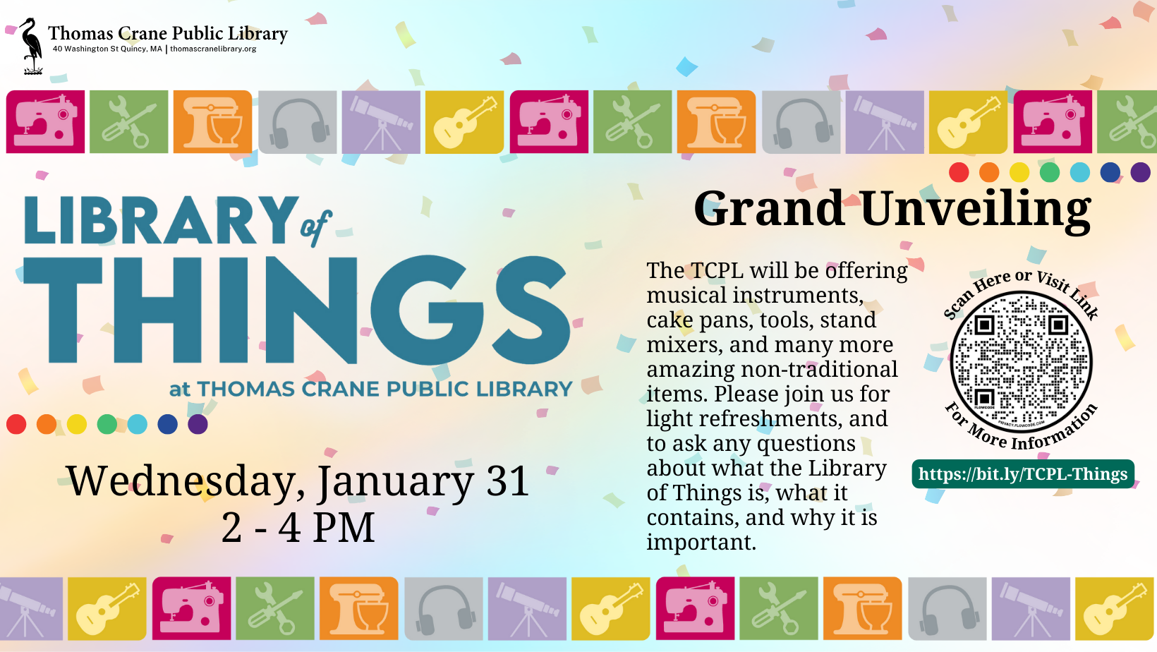 Thomas Crane Public Library To Hold Official Unveiling Of New Library