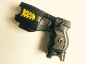 The Taser X26 model used by Pepperell Police (Courtesy Photo)