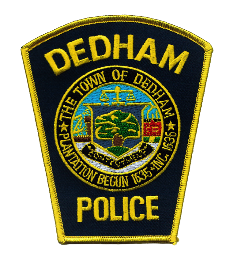 Dedham Police Patch (JGPR Scan)