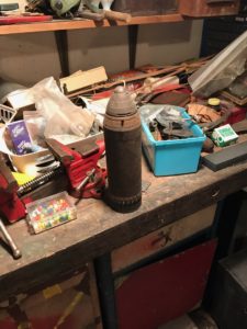 An inert 75mm tank shell was found on a basement workbench by the daughter of an 86-year-old Gloucester resident in Monday.