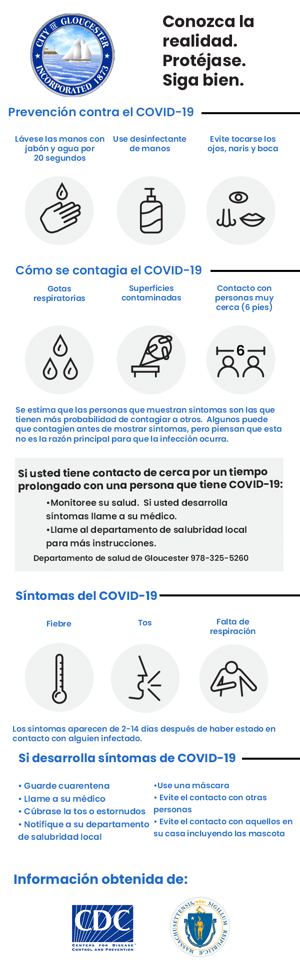 Gloucester COVID-19 Infographic_Spanish