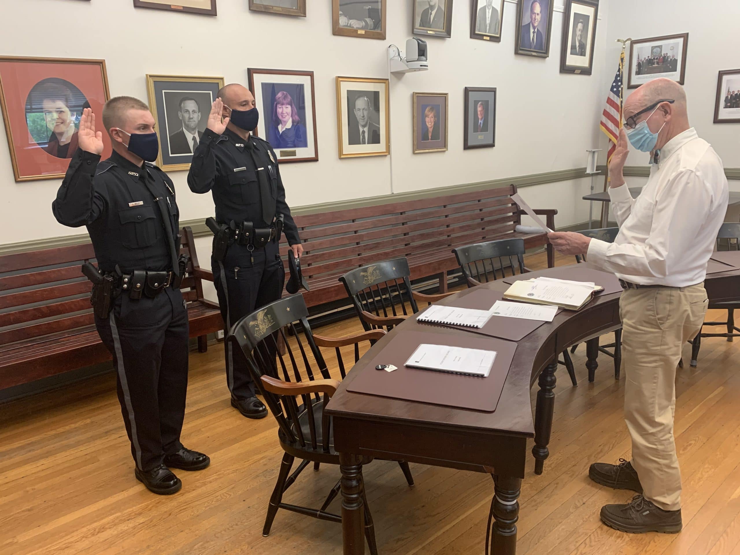 Newburyport Police Department Two New Officers John Guilfoil