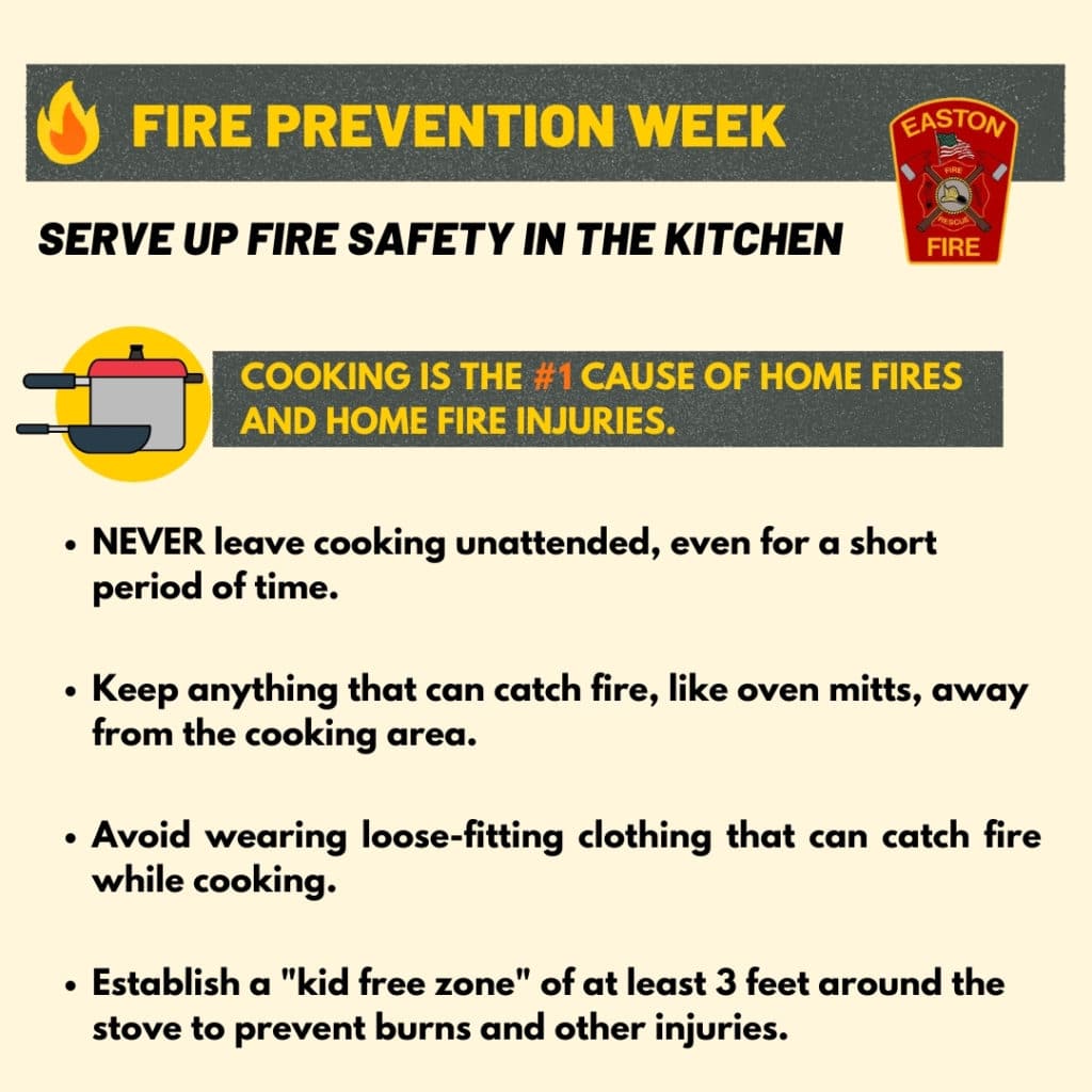 Easton Fire Department Offers Safety Tips During National Fire Prevention Week John Guilfoil Public Relations Llc