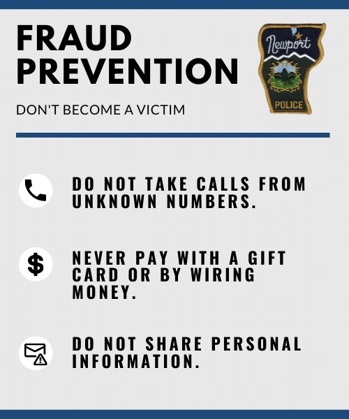 Newport Police Warn Residents About Common Scams During National Crime ...