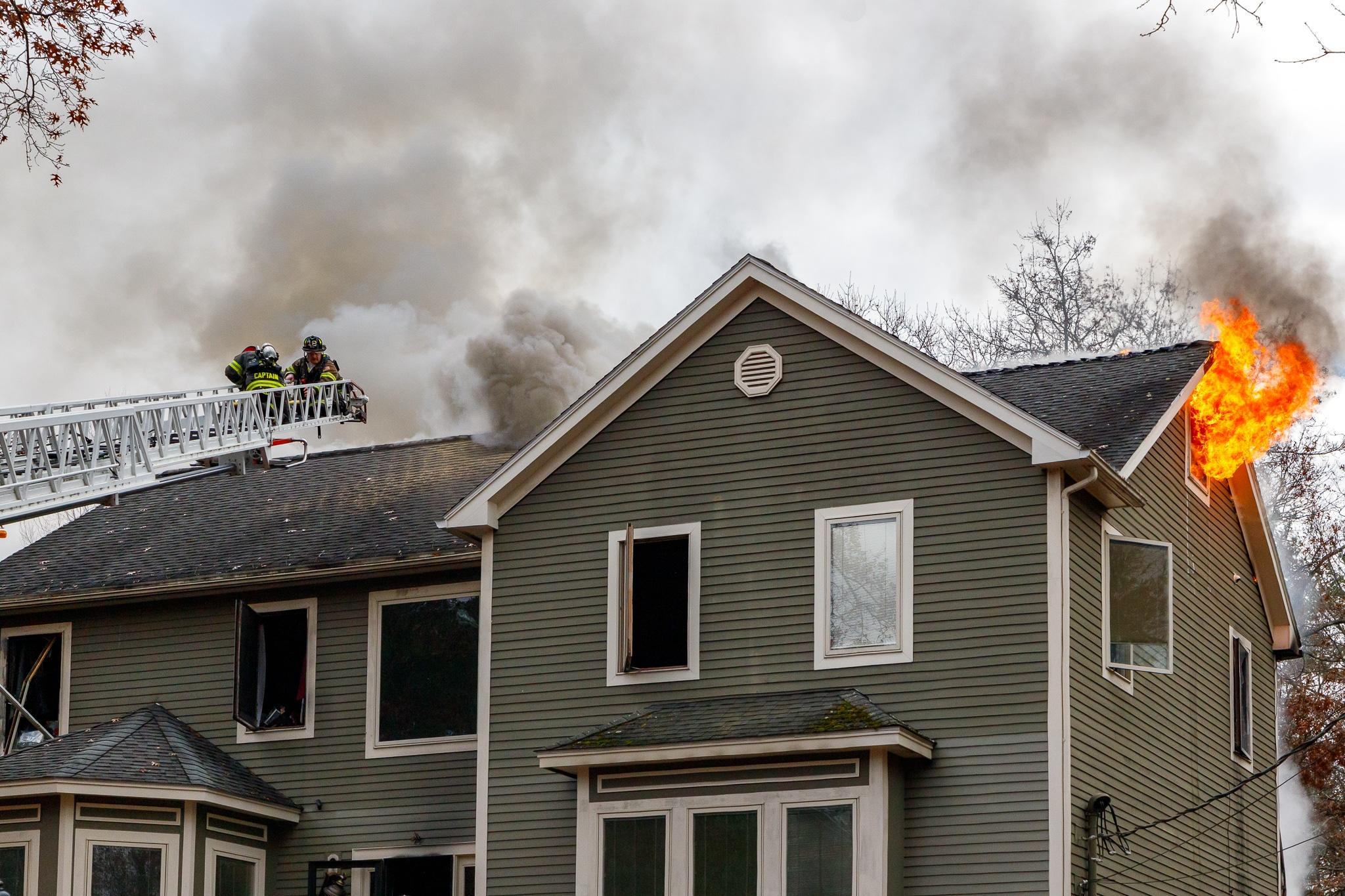 North Reading Fire Department Extinguishes 2-Alarm House Fire On Sunset ...