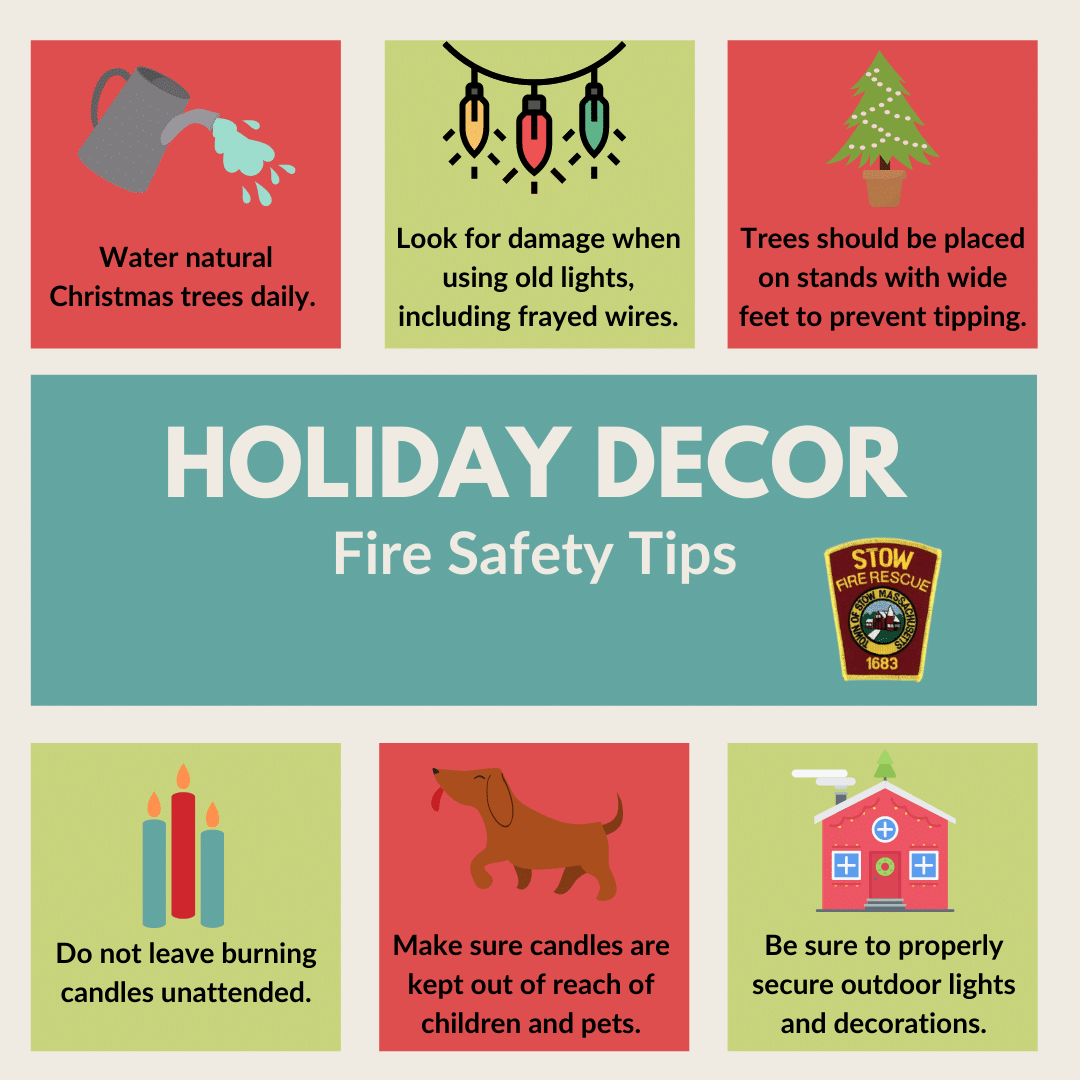 Stow Fire Department Shares Tips for Holiday Fire Safety - John ...