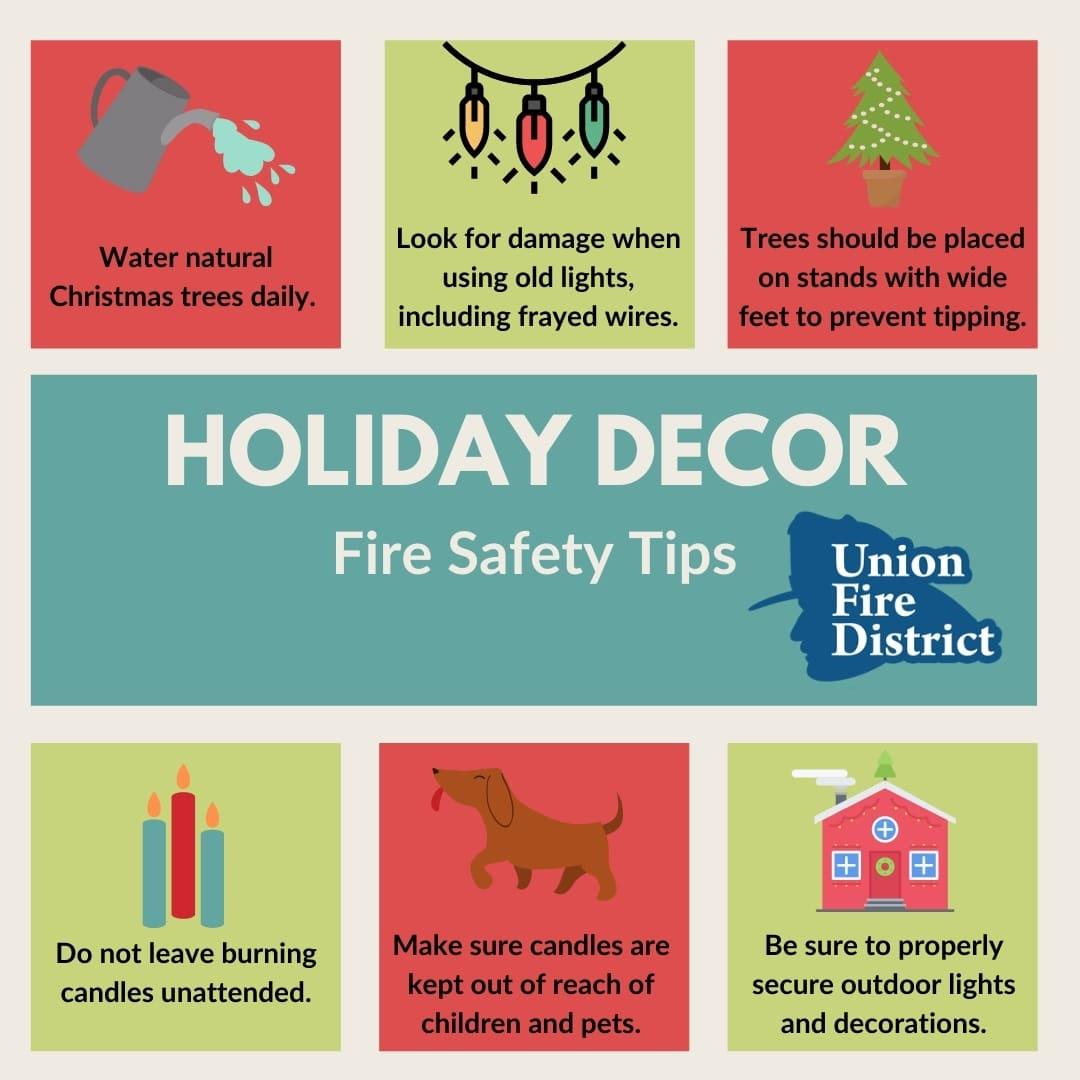 Union Fire District Of South Kingstown Shares Tips For Holiday Fire ...