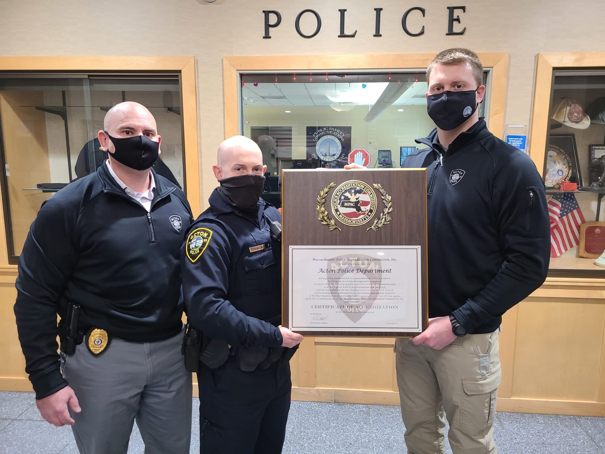 Acton Police Department Earns Full Accreditation - John Guilfoil Public ...