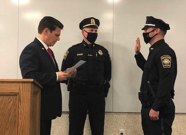 Braintree Police Department Swears In Two New Officers John Guilfoil Public Relations Llc