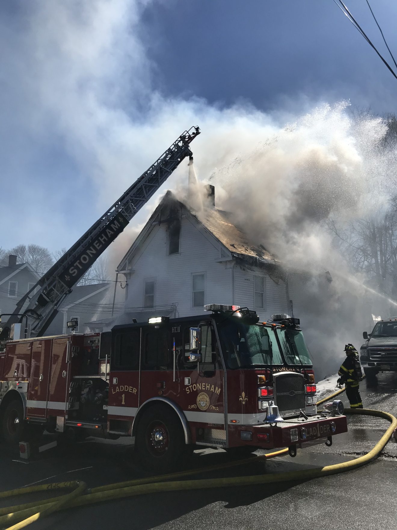 Stoneham Fire Department Extinguishes 3-Alarm Fire, Rescues Dog From ...