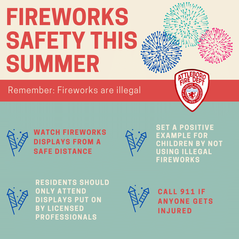 Attleboro Fire Department Reminds Residents that Fireworks are Illegal
