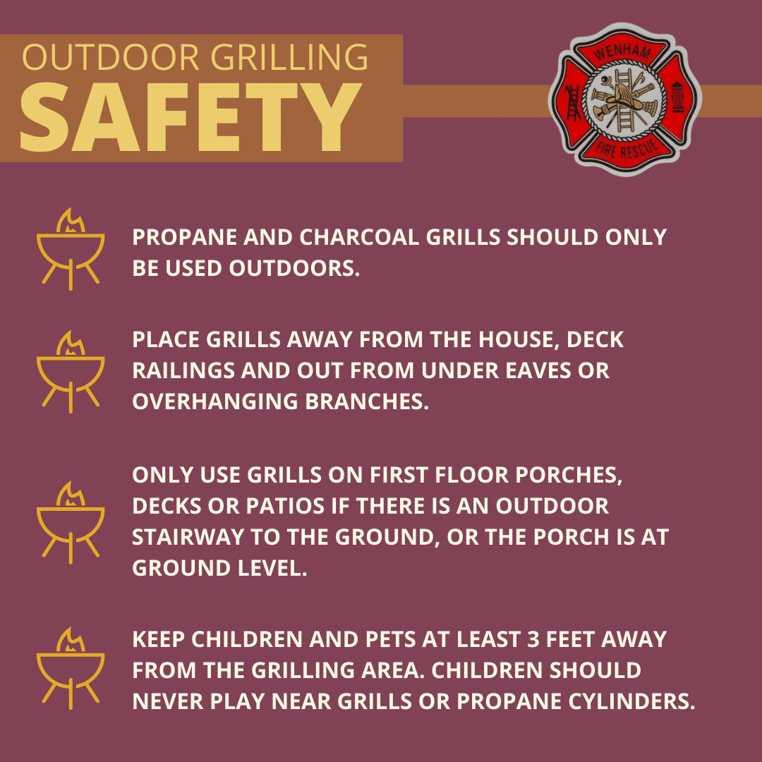 Wenham Fire Department Offers Grilling Safety Tips - John Guilfoil ...