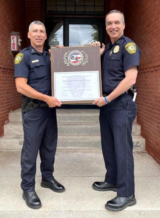 Pepperell Police Department Achieves MPAC Certification - John Guilfoil ...