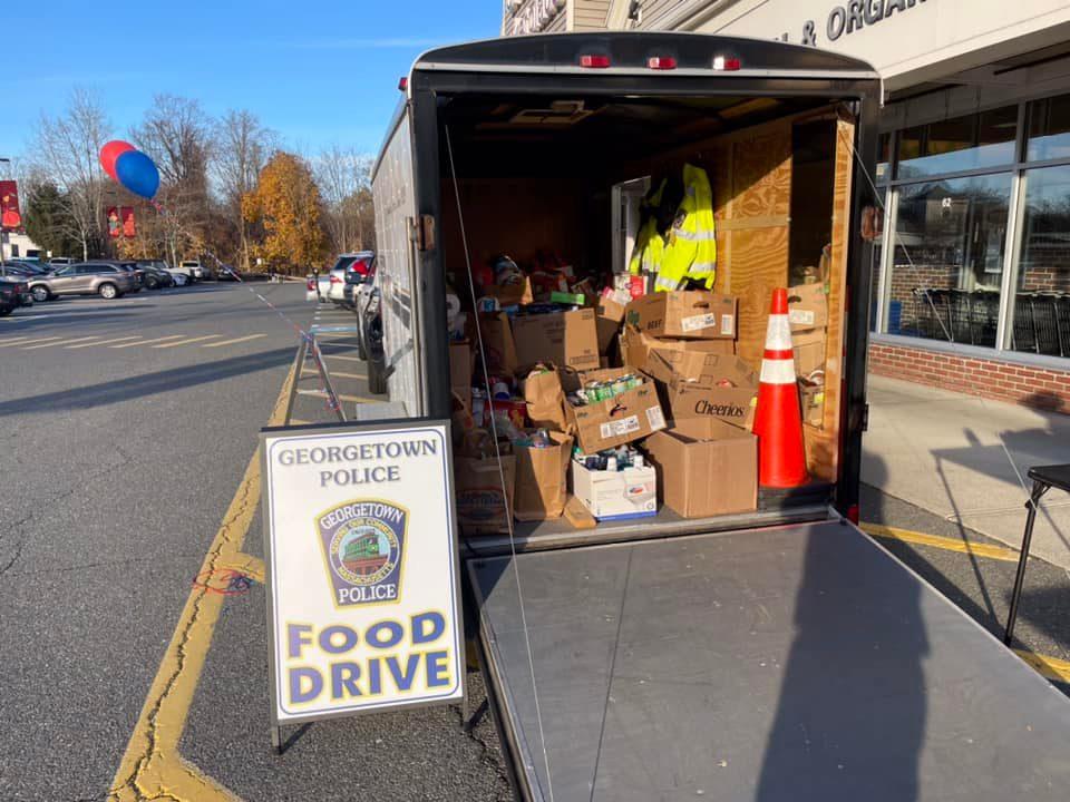 Georgetown Police Department Holds Record Breaking Food Drive to