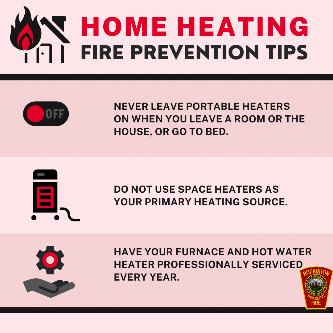 Hopkinton Fire Department Shares Home Heating Safety Tips for Residents ...