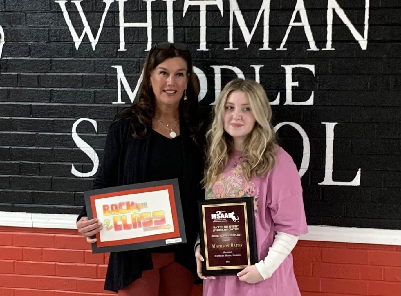 Whitman Middle School Student Wins Massachusetts School Administrators