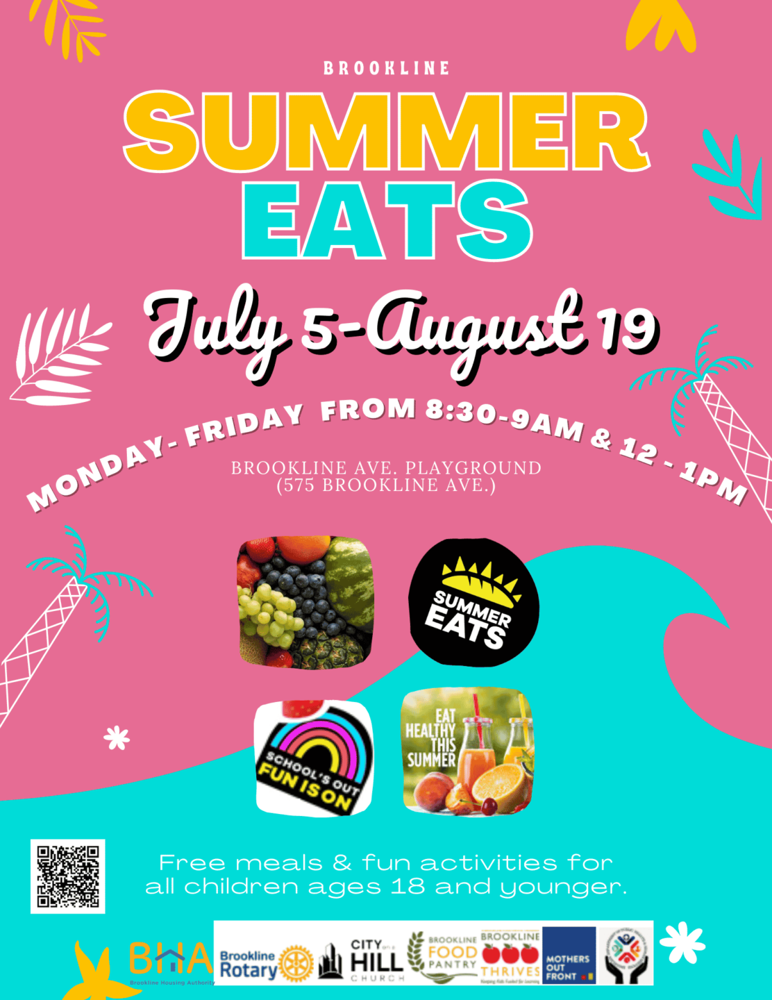 Public Schools of Brookline Kicks Off 'Feed Kids for Free' Summer Food