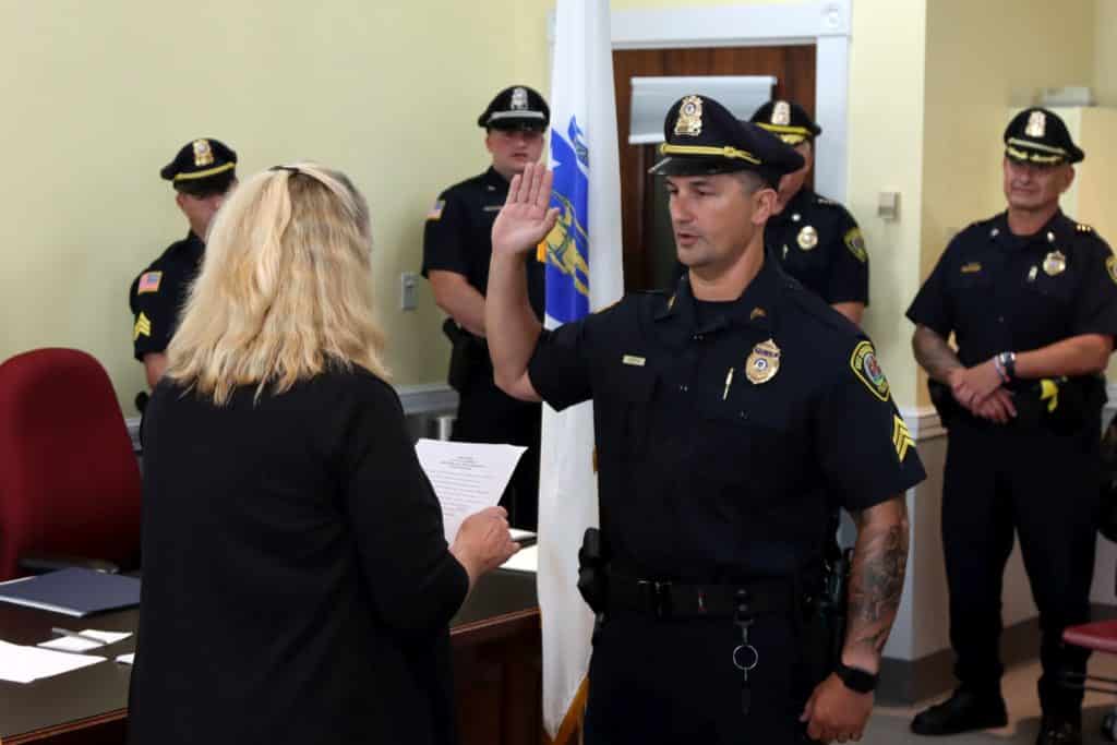 PHOTOS East Bridgewater Police Department Holds SwearingIn Ceremony