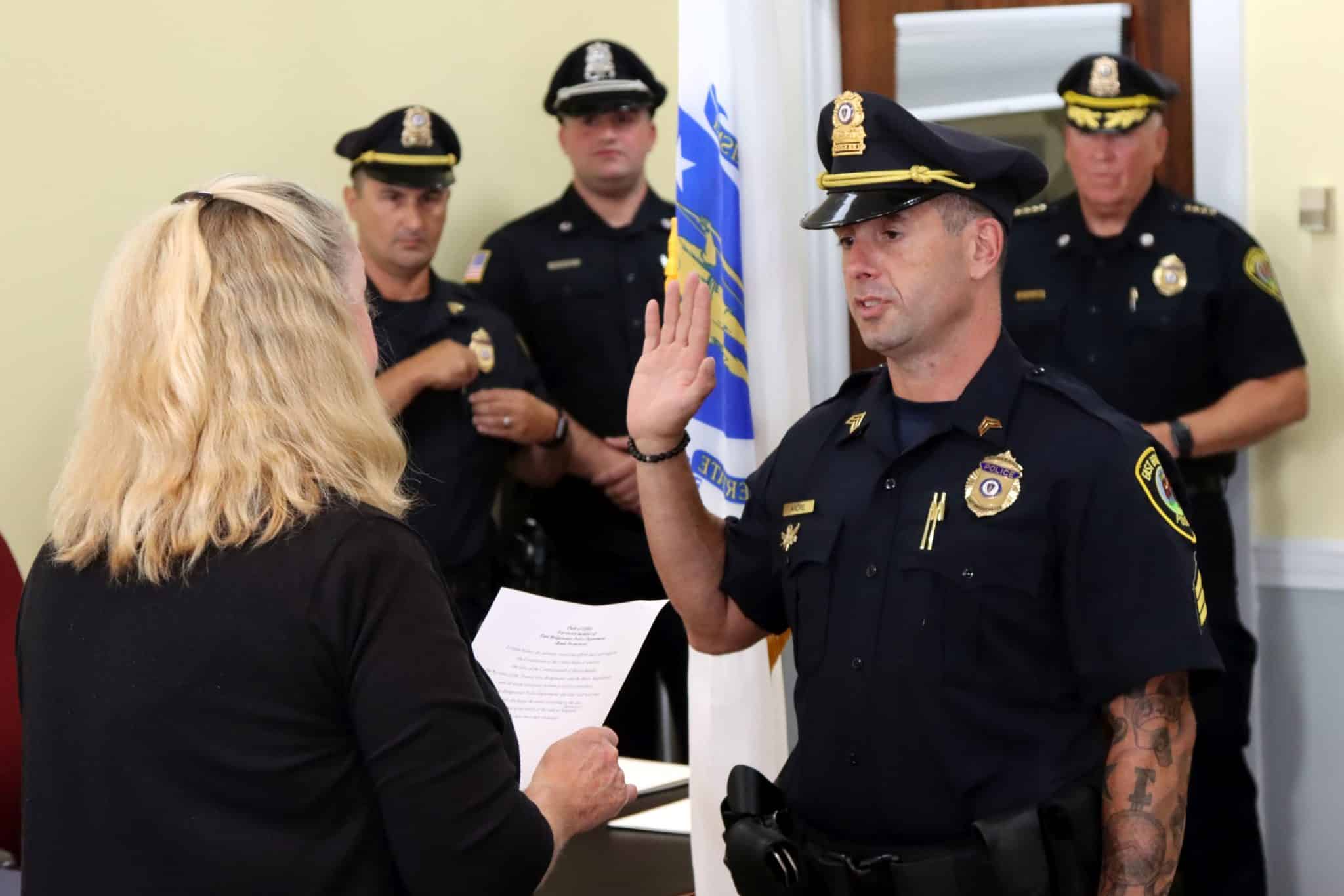PHOTOS East Bridgewater Police Department Holds SwearingIn Ceremony