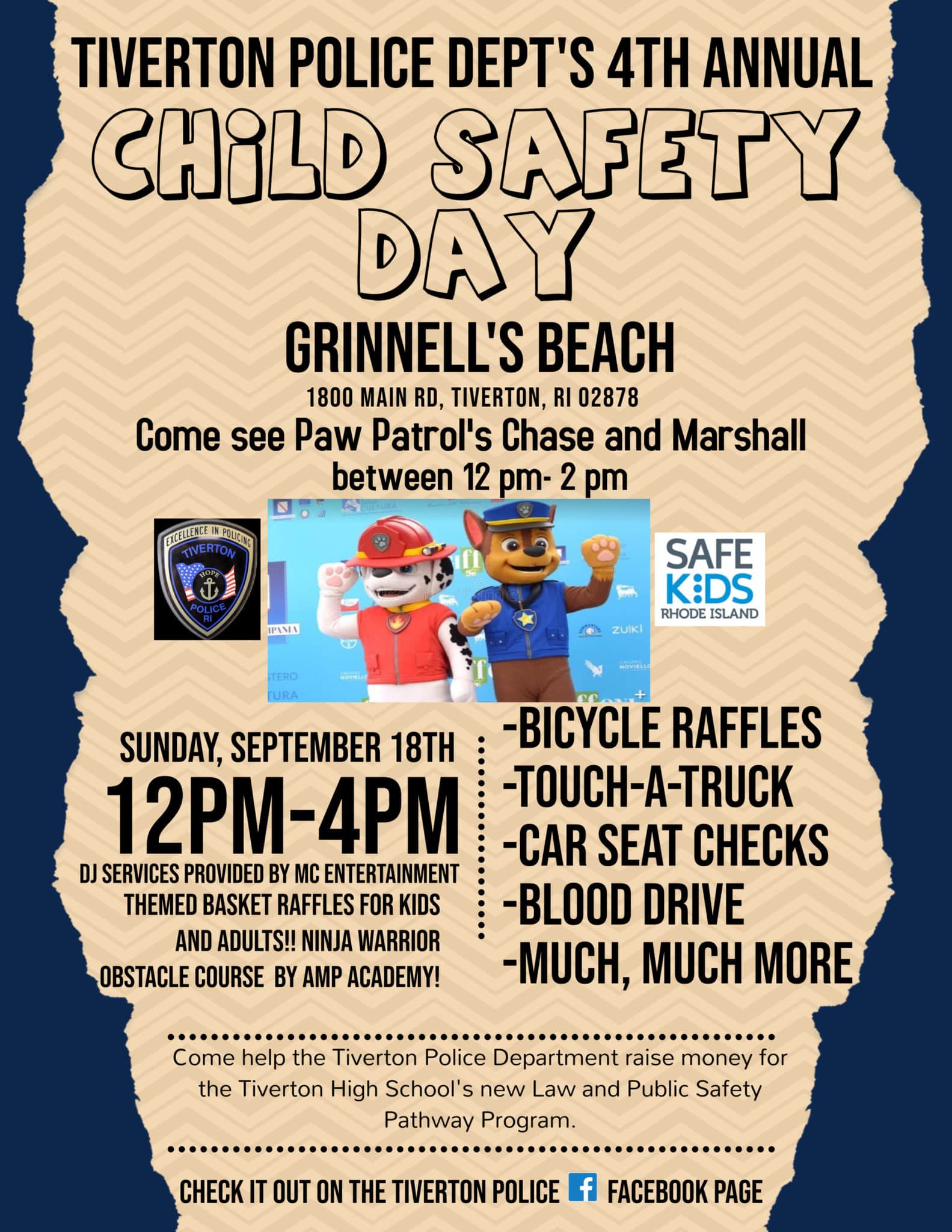 Tiverton Police Department Invites Community to Fourth Annual Child