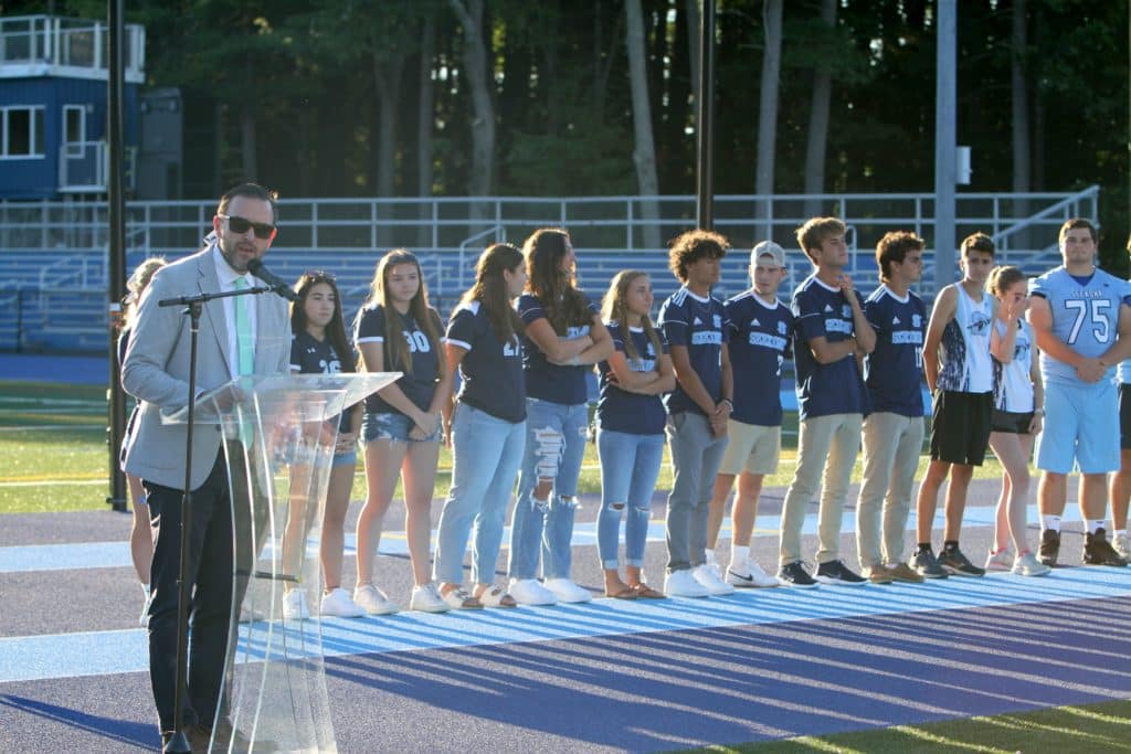 Seekonk Public Schools Cuts Ribbon for New Connolly Field Complex at