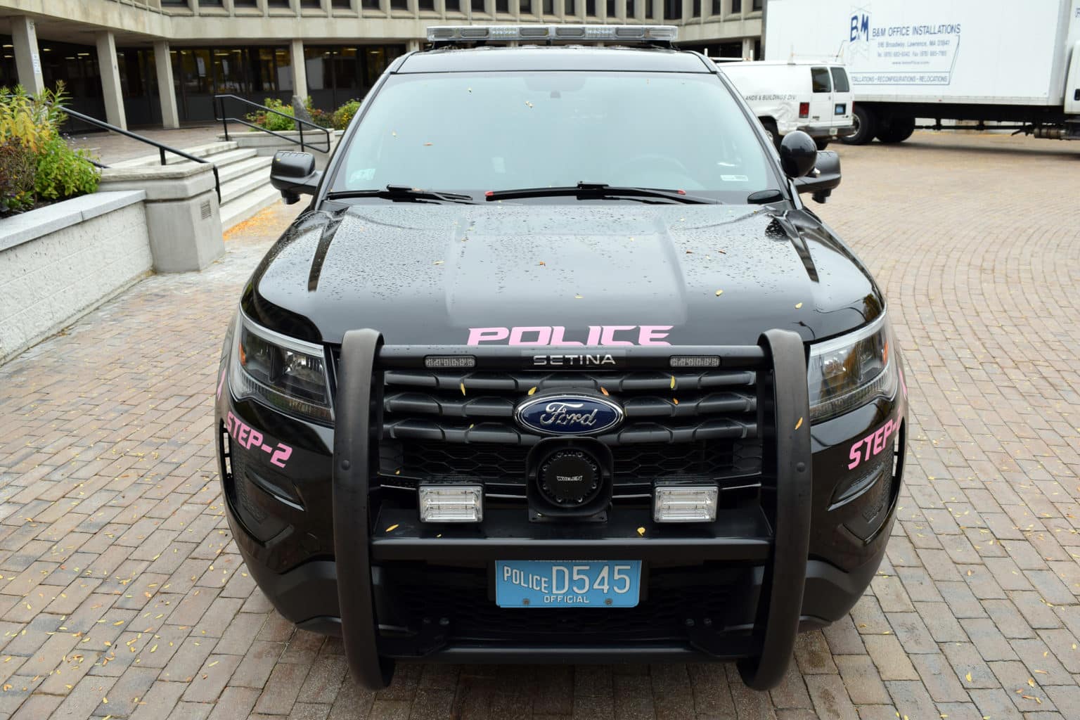 Lowell Police Department Unveils Breast Cancer Awareness Cruiser - John ...