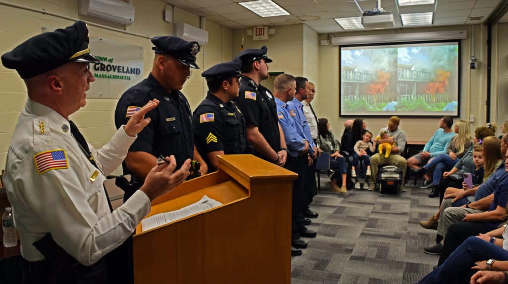 *PHOTOS* Groveland Police and Fire Departments Recognize First Responders and Dispatchers for Extraordinary...