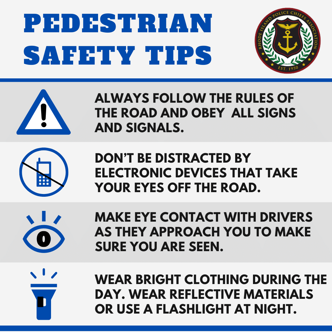 Pedestrian Safety Tips 20212022 RIPCA