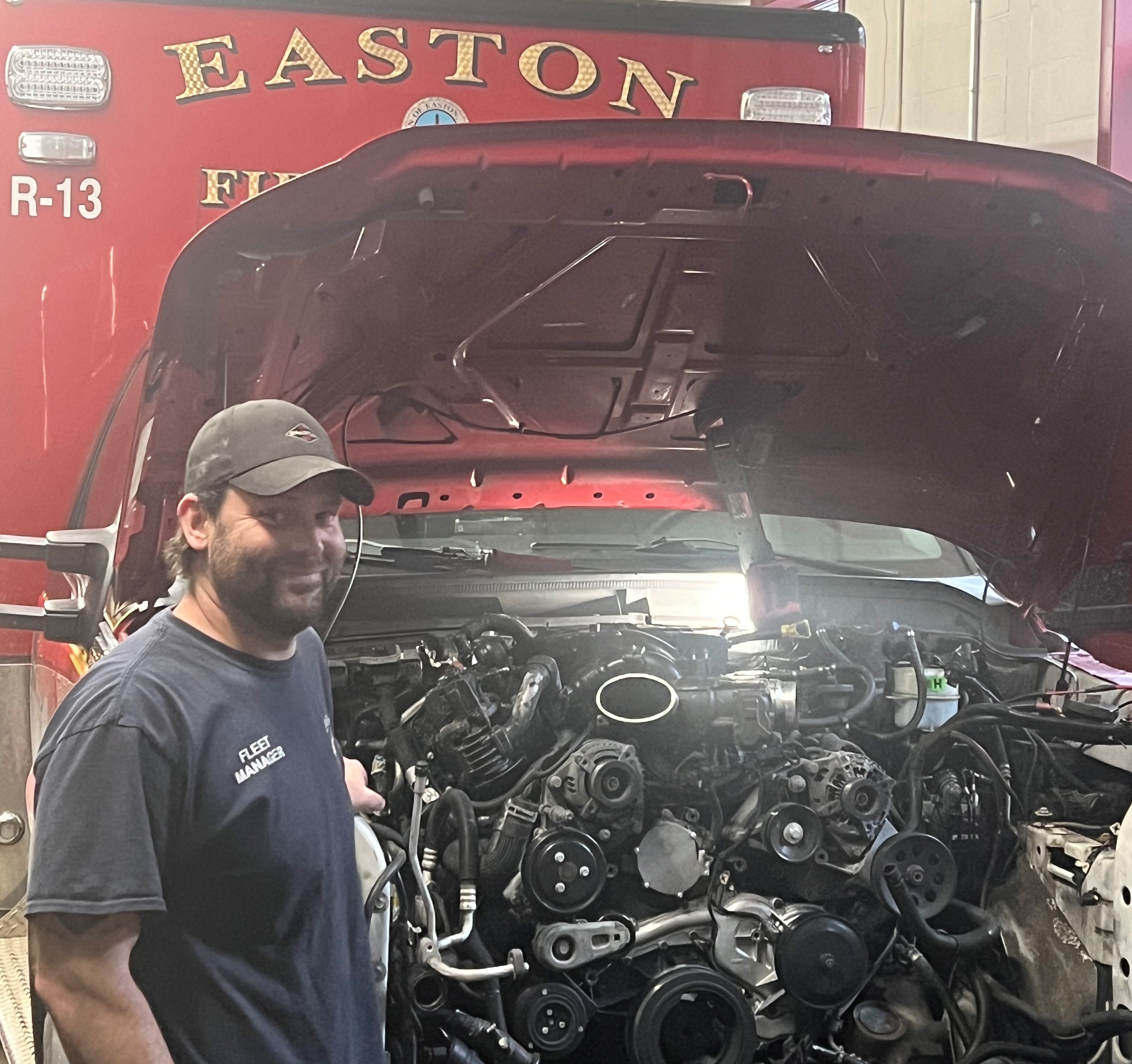 Easton Fire Mechanic Tim Hicks Receives Master Emergency Vehicle