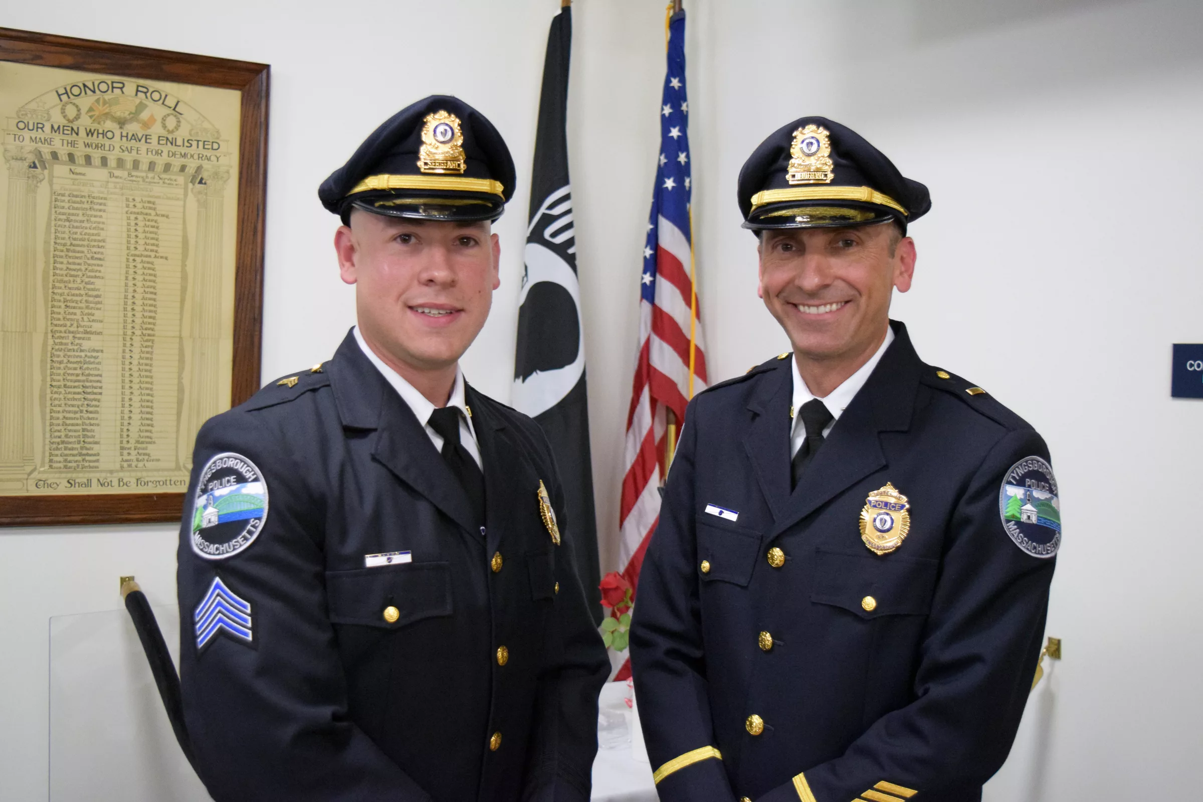 Tyngsborough Police Promote Nicholas Silva to Sergeant and Ken Healey ...