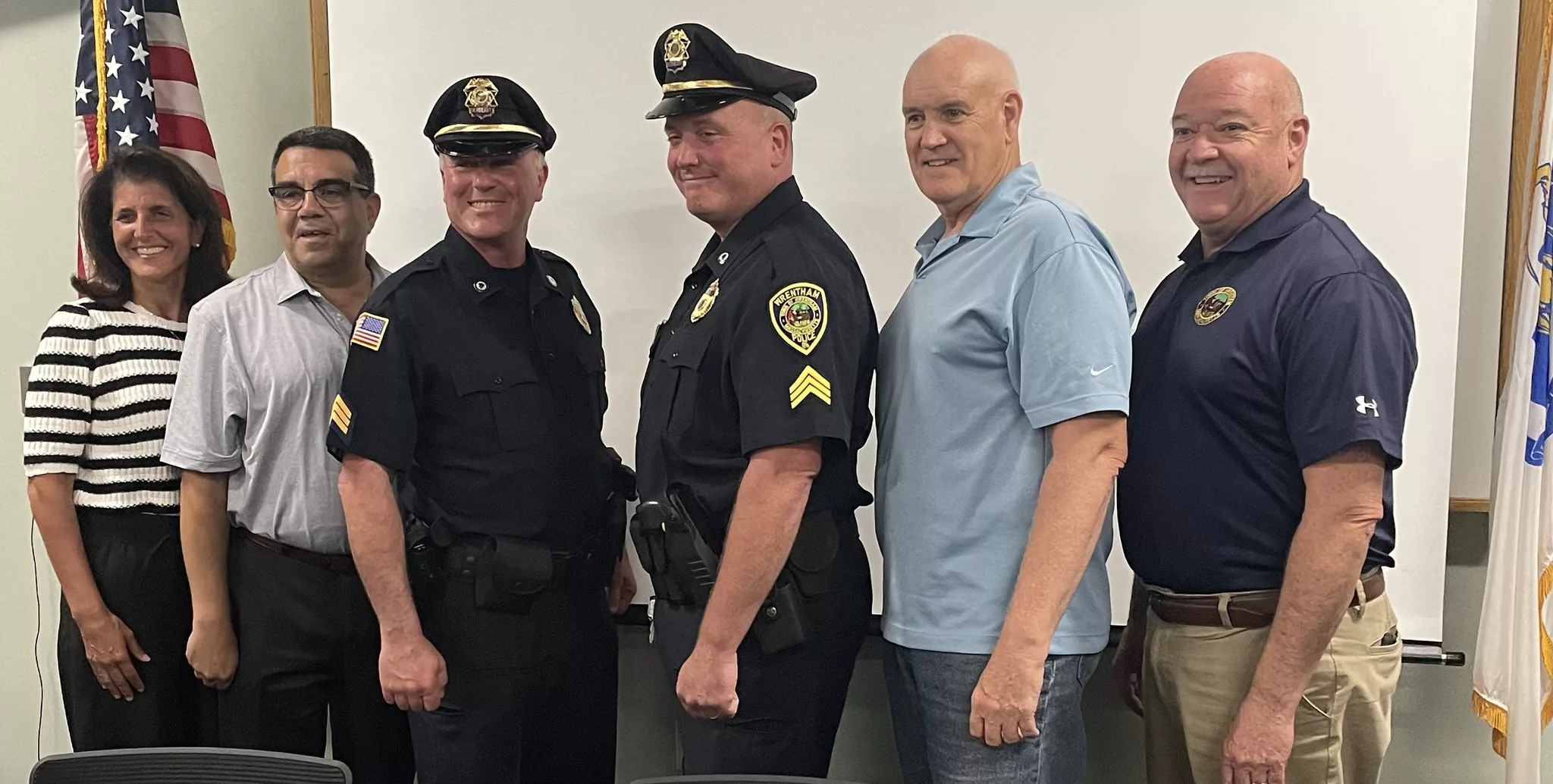 Wrentham Police Swear In and Promote Officers During Thursday Ceremony ...