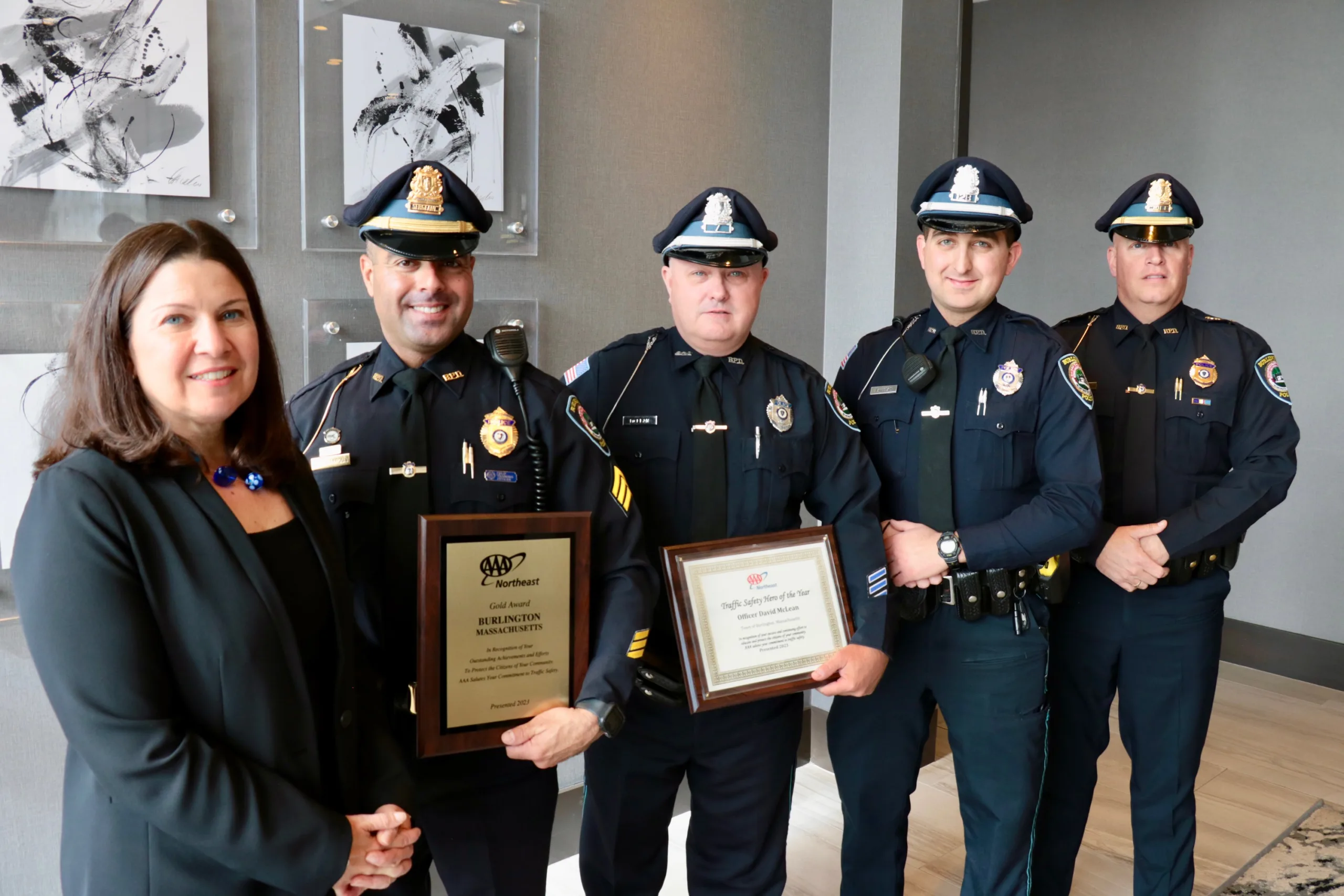 Eight Burlington Police Officers Recognized For Roles in National