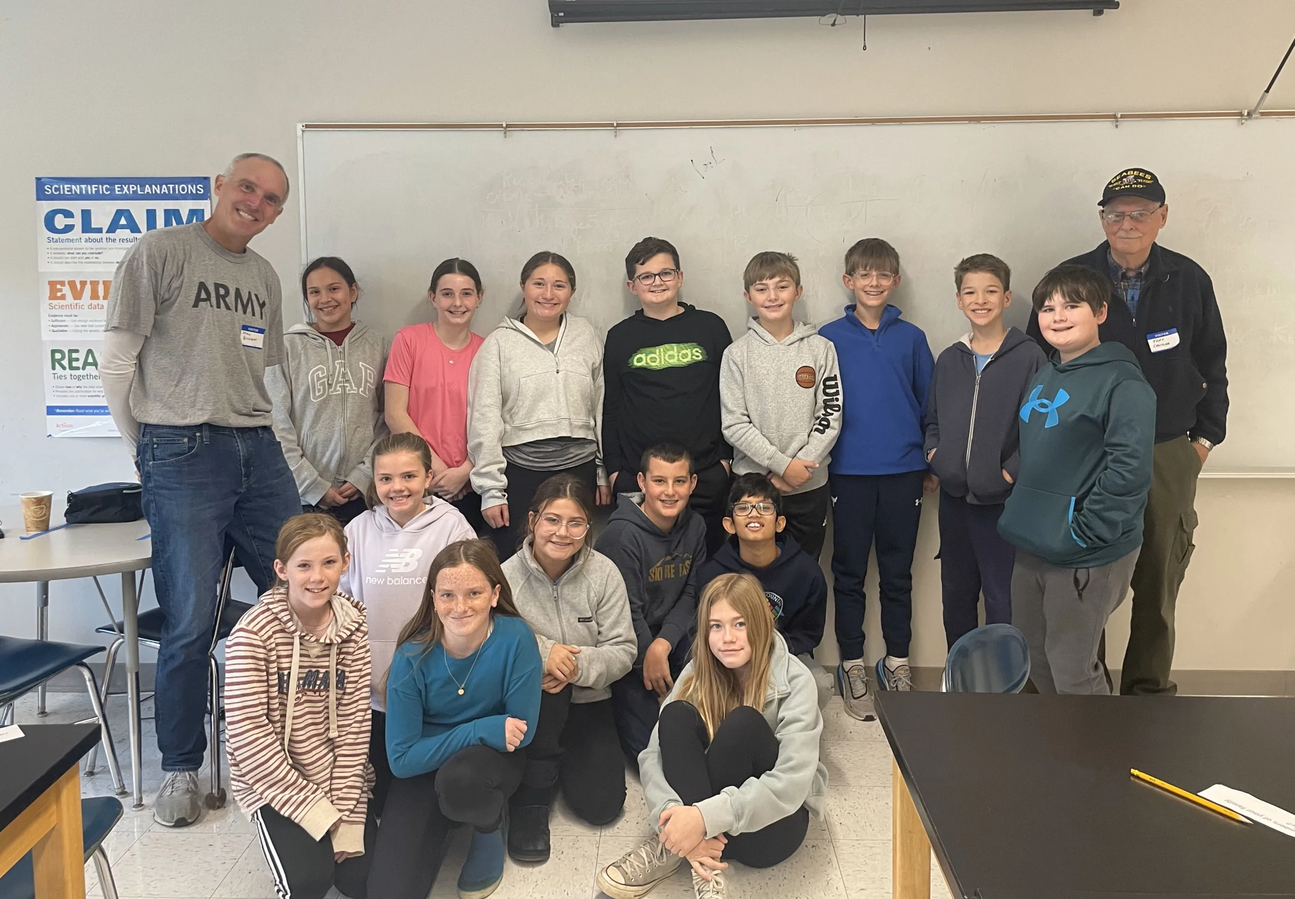 Local Veterans Visit with Blake Middle School Sixth-Graders as Part of ...