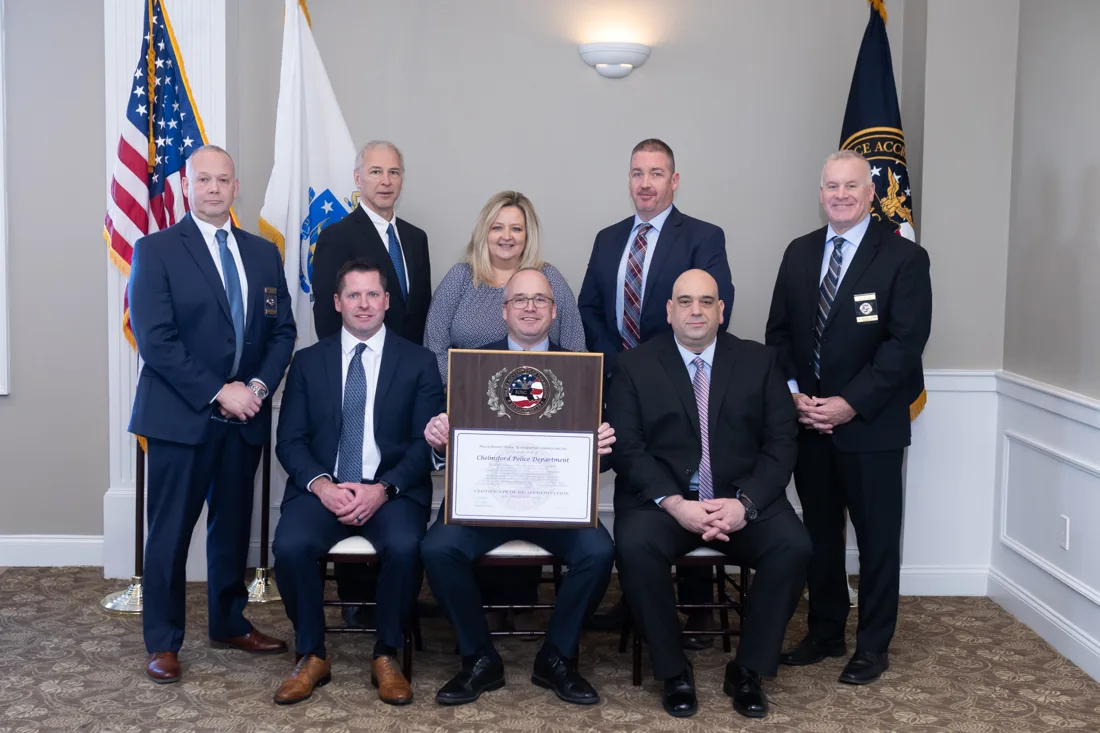 Chelmsford Police Department Earns Re-Accreditation from Massachusetts ...