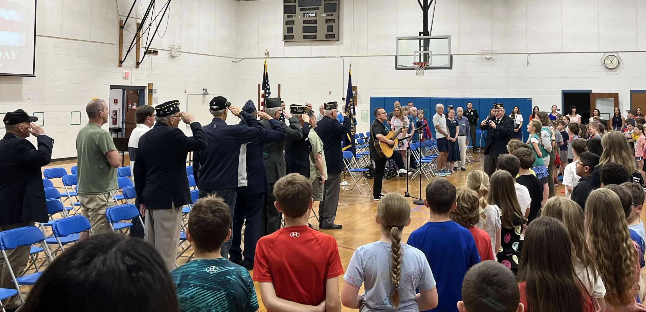 *photos* Hampton Academy And Marston Elementary School Honor Veterans 