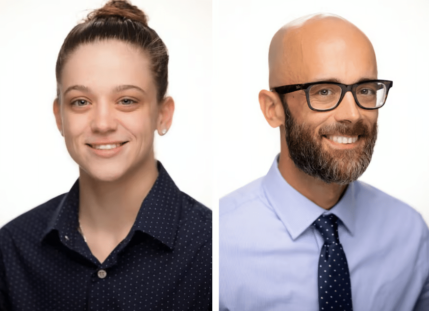 Kayla Rochon and Robert Mills