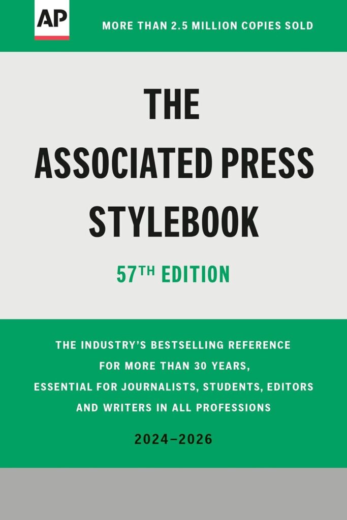 AP Stylebook for 2024-2026